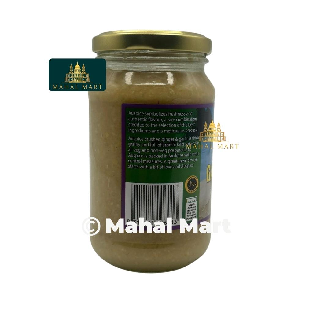 Auspice Crushed Garlic & Ginger 350g