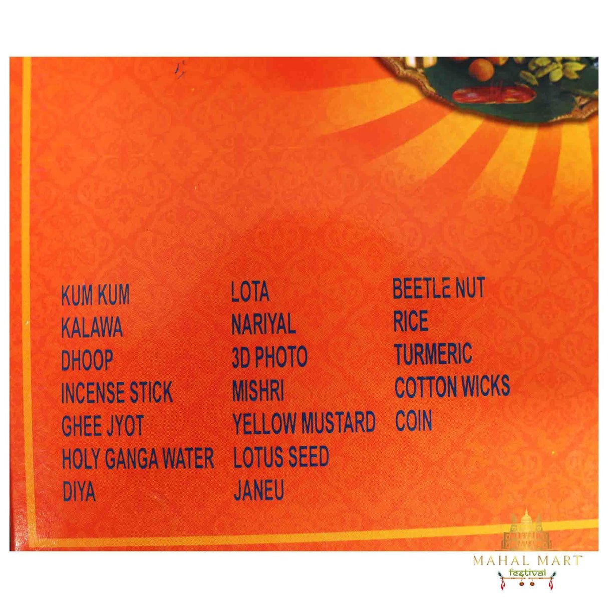 Bhoomi Puja Pack - Mahal Mart Festival