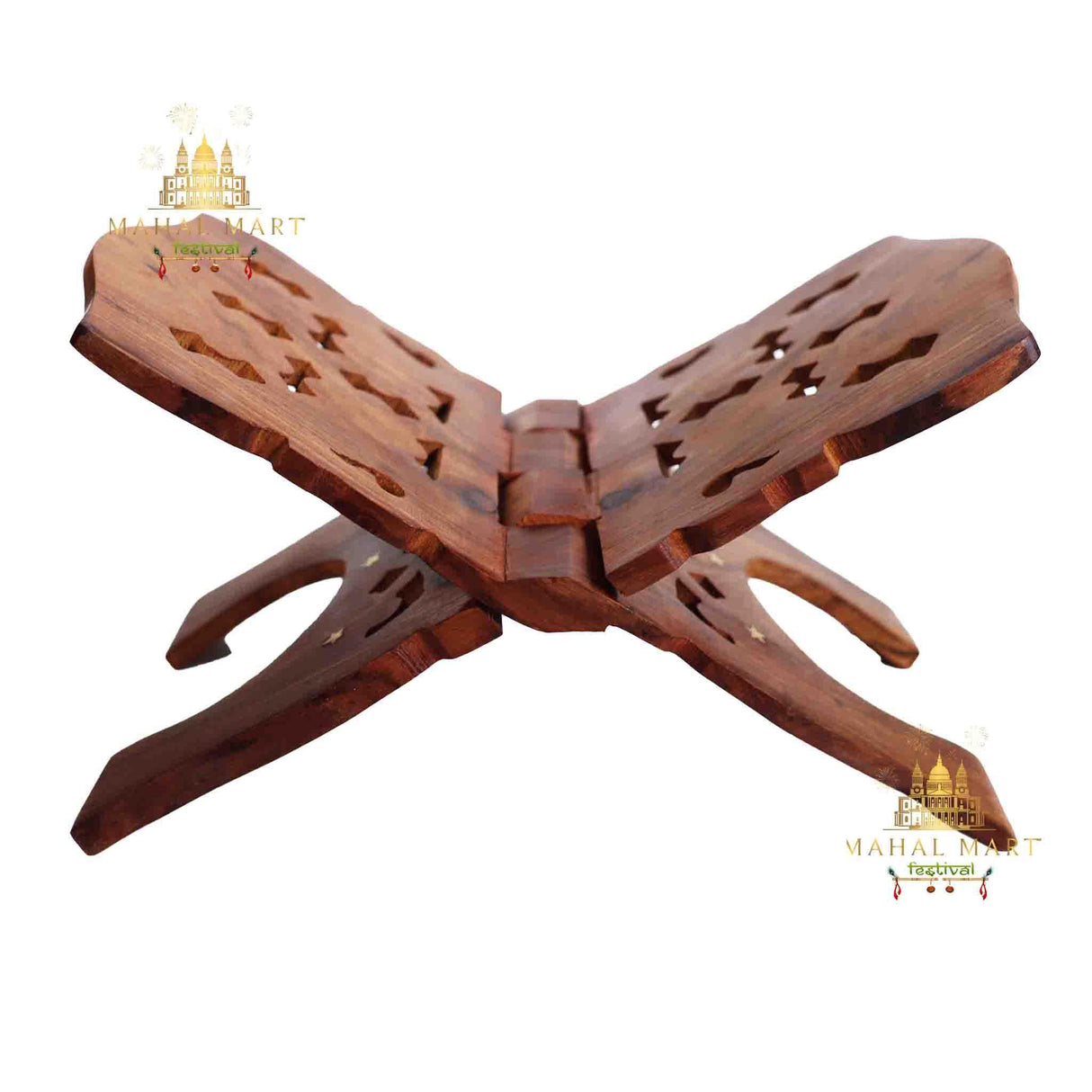 Wooden Book Stand - Mahal Mart