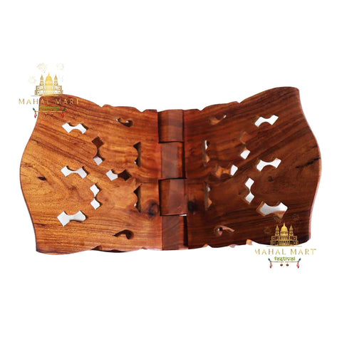 Wooden Book Stand - Mahal Mart