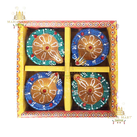 Divine Lotus Diyo 4Pcs - Mahal Mart