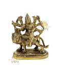 Durga Mata Statue Brass 4inch - Mahal Mart Festival
