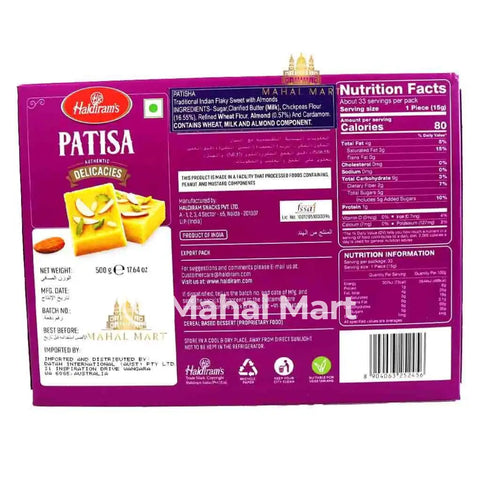 Haldiram's Patisha 500g - Mahal Mart