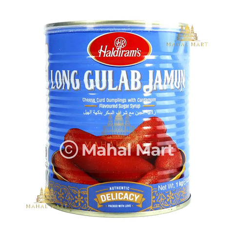 Haldiram Long Gulab Jamun 1kg - Mahal Mart