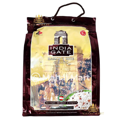 India Gate Classic Basmati Rice 5kg - Mahal Mart