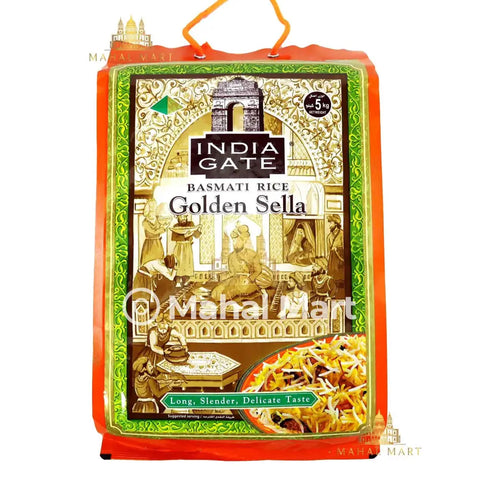 India Gate Golden Sella Basmati Rice 5kg - Mahal Mart