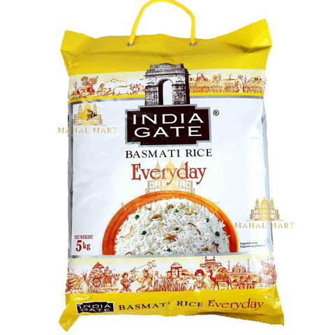 India Gate Everyday Basmati Rice 5kg - Mahal Mart
