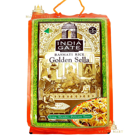 India Gate Golden Sella Basmati Rice 5kg - Mahal Mart