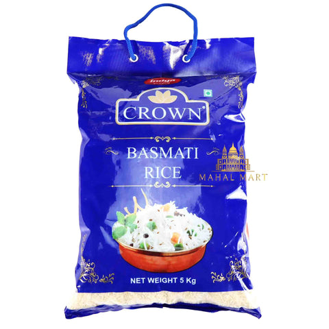 Indya Crown Basmati Rice 5kg - Mahal Mart