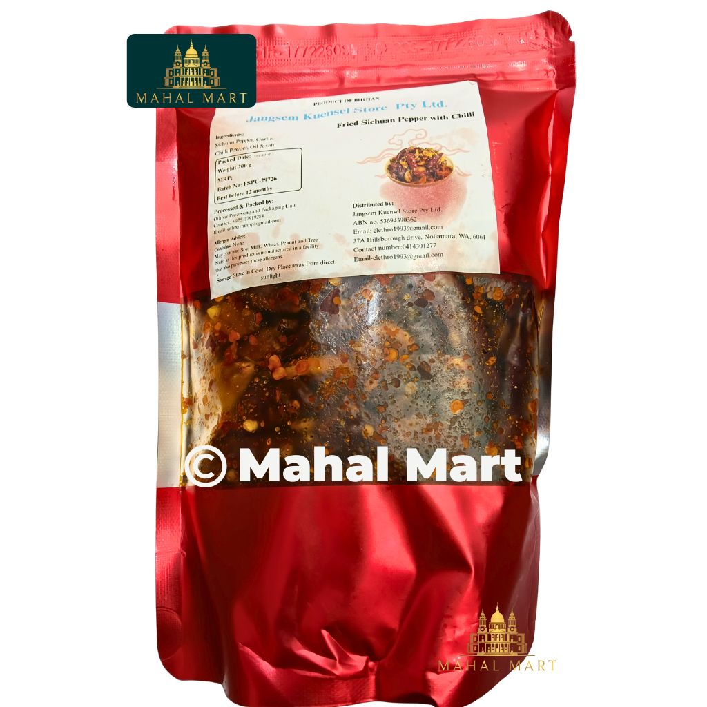 Jangsem Kuensel Fried Sichuan Pepper With Chilli 200g