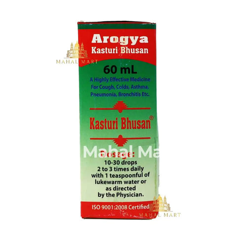 Arogya Kasturi Bhusan 60ml - Mahal Mart