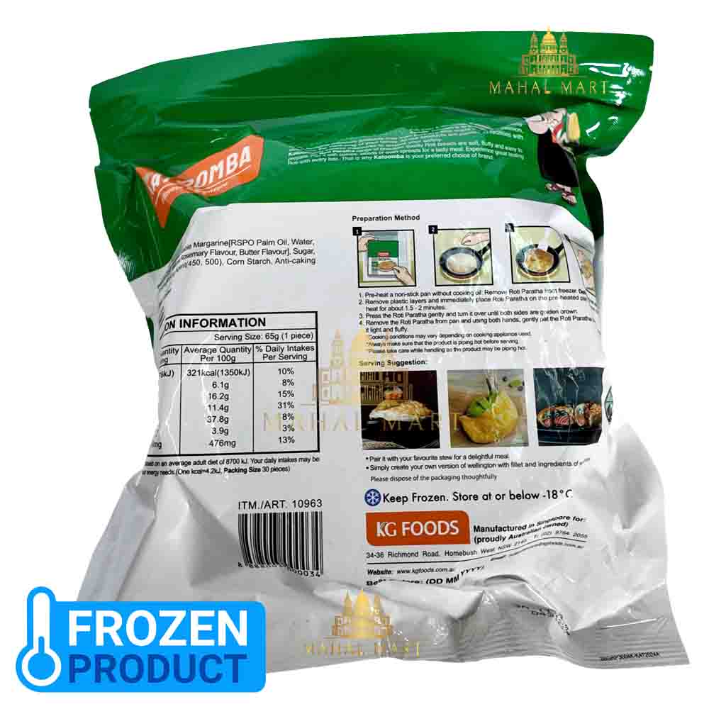 Katoomba Roti Paratha 30pcs