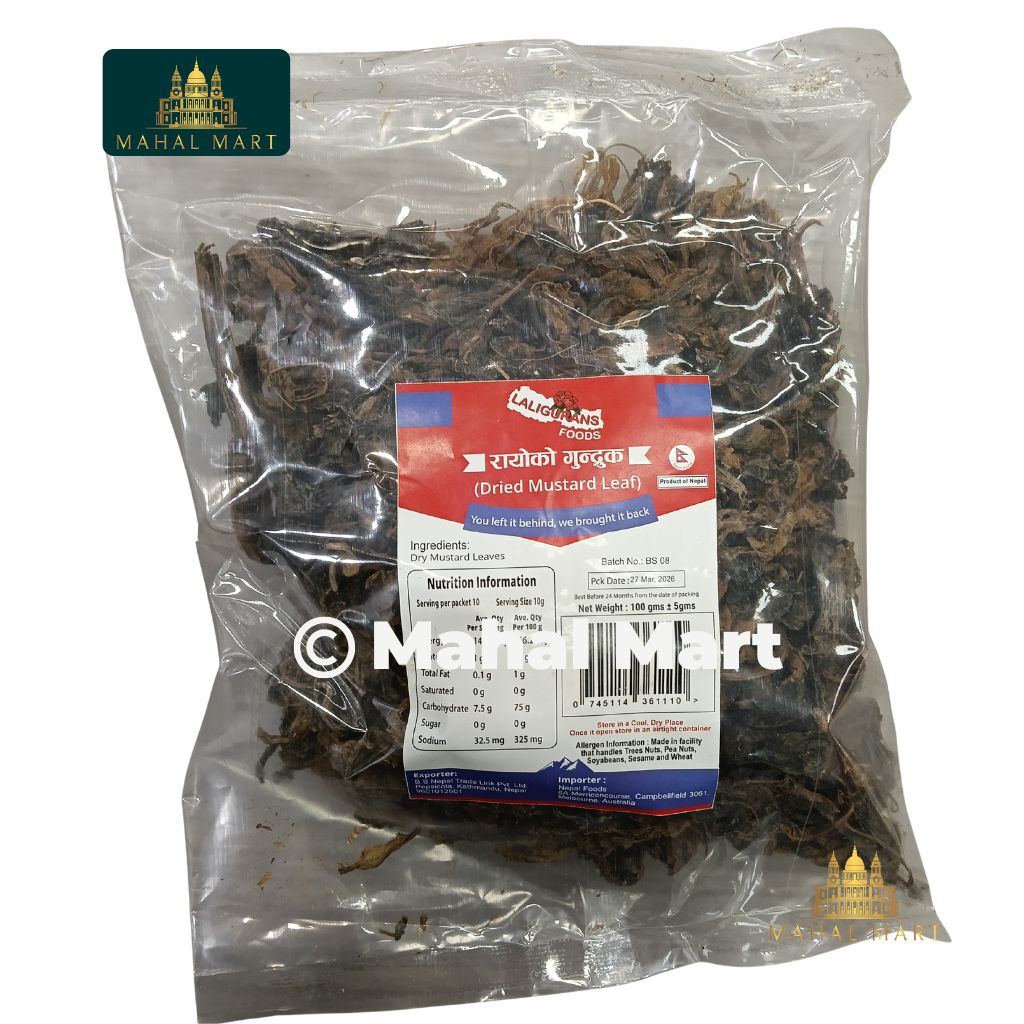 Laligurans Rayo Gundruk / Dried Mustard Leaf 100g