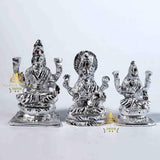 Silver-Painted Laxmi Mata