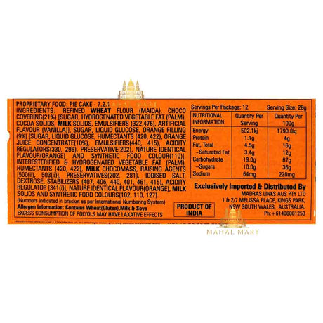 Lotte Choco Pie Real Orange with Rich Marshmallow