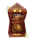 Lubwan Dhoop Holder Wooden - Mahal Mart