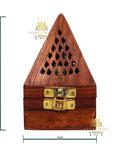Lubwan Dhoop Holder Wooden - Mahal Mart