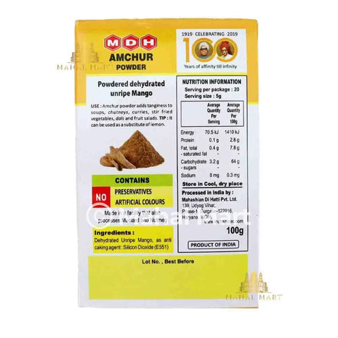 MDH Amchur Powder 100g - Mahal Mart