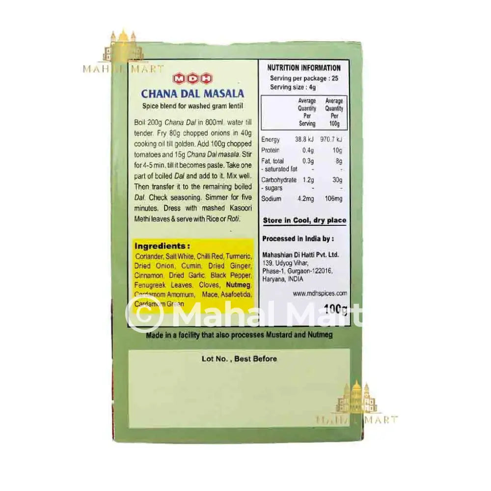 MDH Chana Dal Masala 100g - Mahal Mart