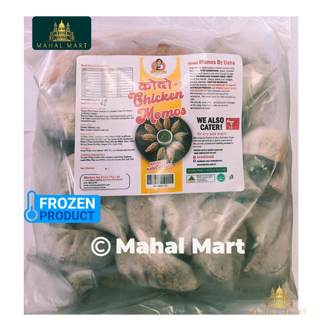 Frozen Momos by Usha Kodo/ Millet flour ko Chicken Momo 40pcs