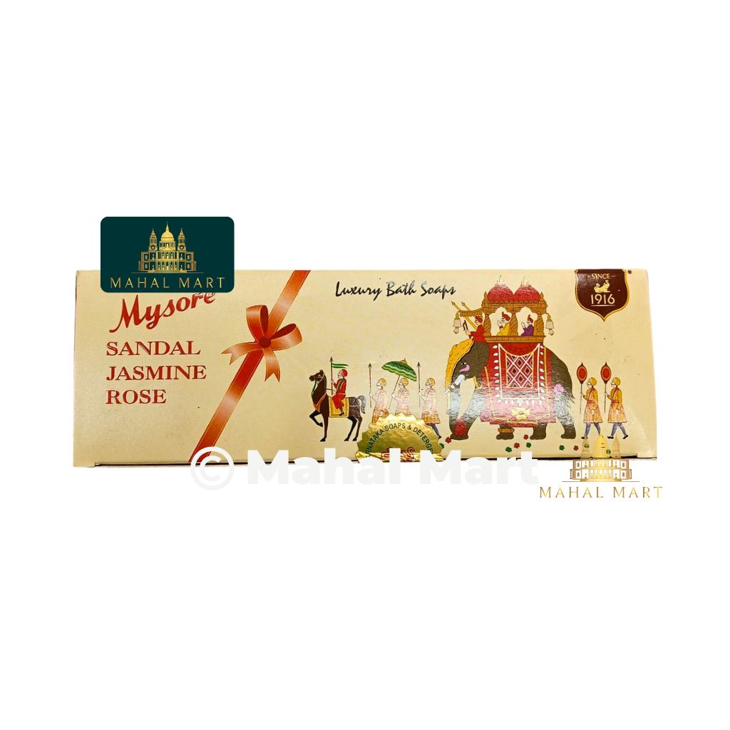 Mysore Sandal Jasmine Rose Bath Soap 450g