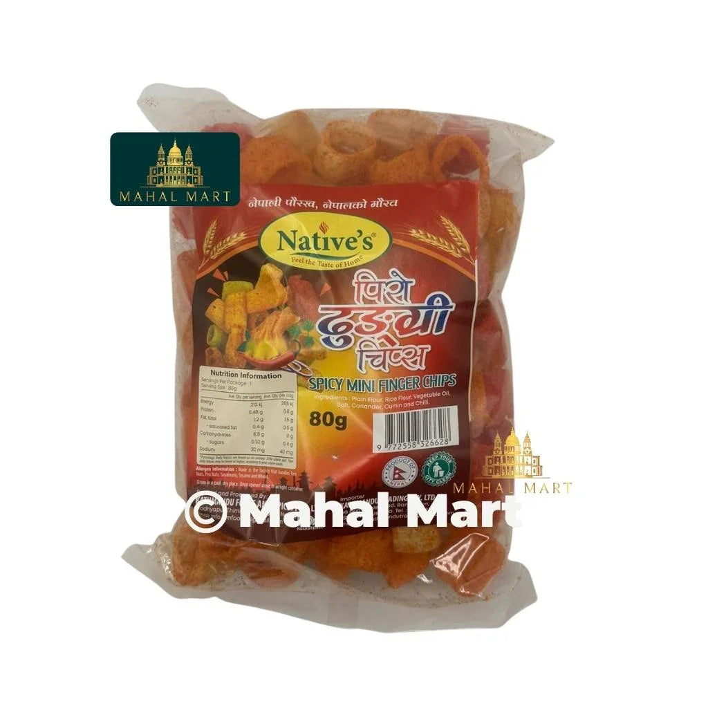 Spicy Mini Finger Chips 80g