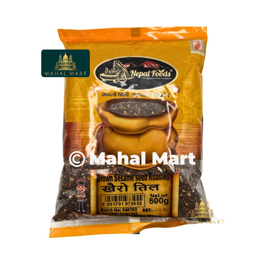 Nepal Foods Brown Sesame Seed Roasted 500g