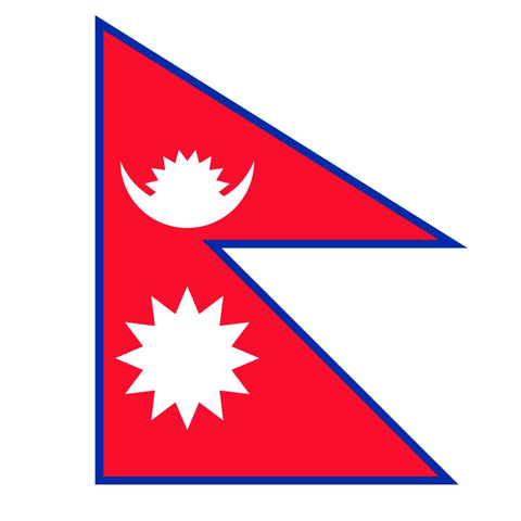 Nepali Flag 1 meter tall - Mahal Mart Festival