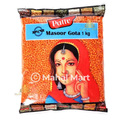 Pattu Red Whole Lentils/ Masoor Gota 1kg