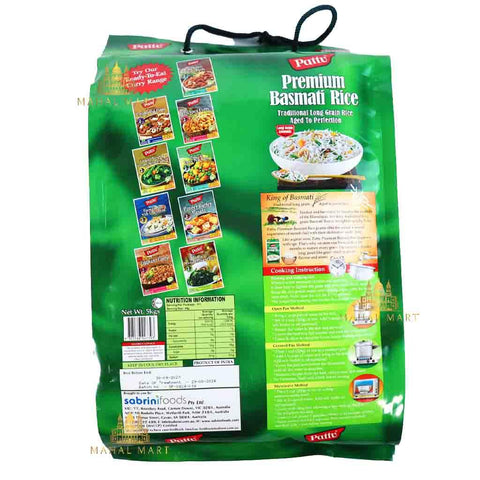 Pattu Premium Basmati Rice 5kg