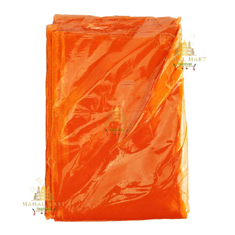 Pitambari Kapada/ Orange Cloth 4mtr - Mahal Mart Festival