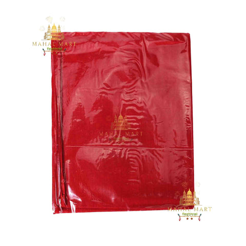 Puja Cloth Red 1 meter - Mahal Mart