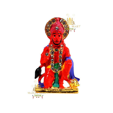 Red Hanuman Car Charm