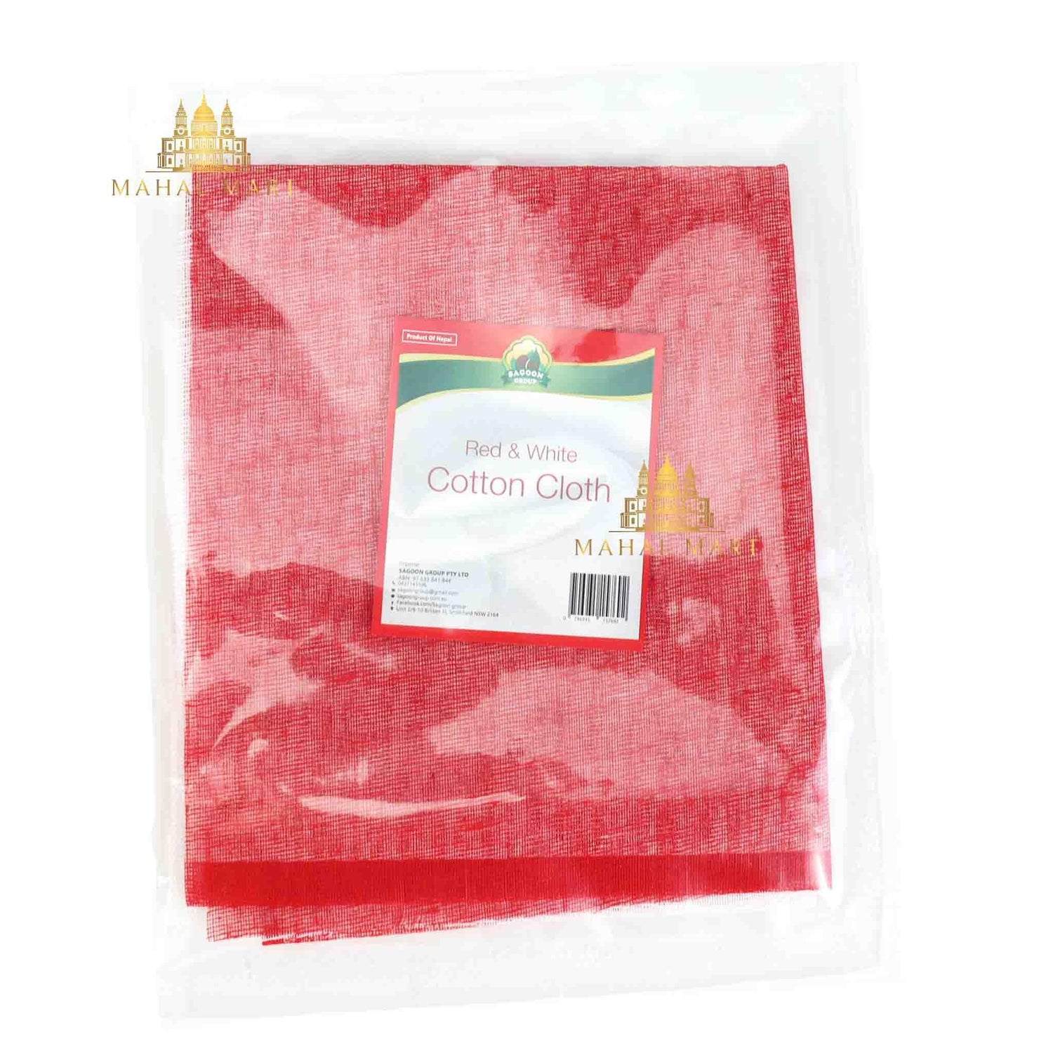 Red & White Cloths for Puja - Mahal Mart