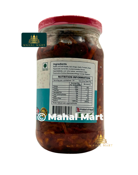 Rewati Foods Sundried Radish Pickle 350g
