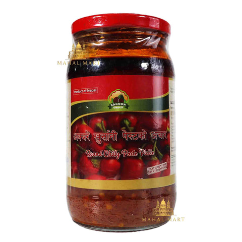 Sagoon group Round Chilly Paste Pickle 350g - Mahal Mart