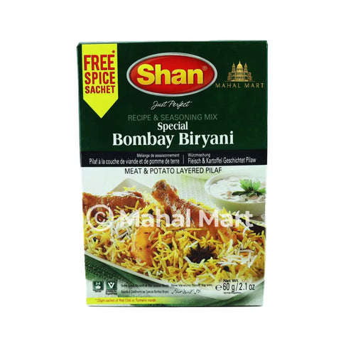 Shan Bombay Biryani Mix 60g - Mahal Mart