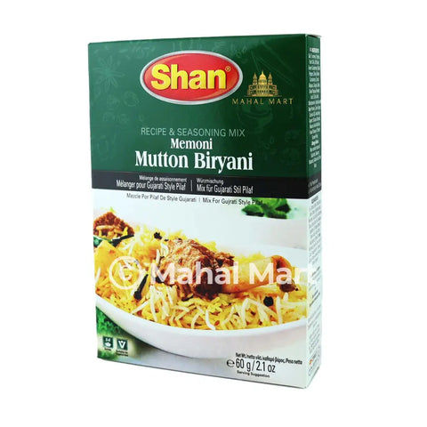 Shan Memoni Mutton Biryani Mix 60g - Mahal Mart