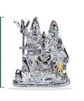 Shiv Pariwar in Silver-Painted - Mahal Mart