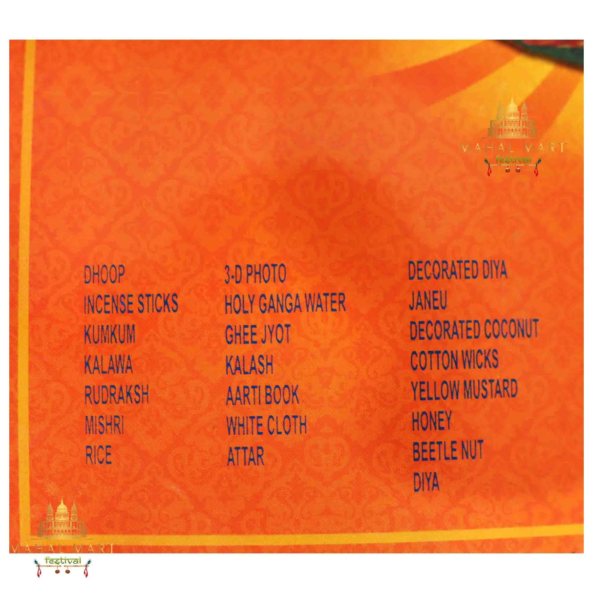 Shiva Puja Pack - Mahal Mart Festival