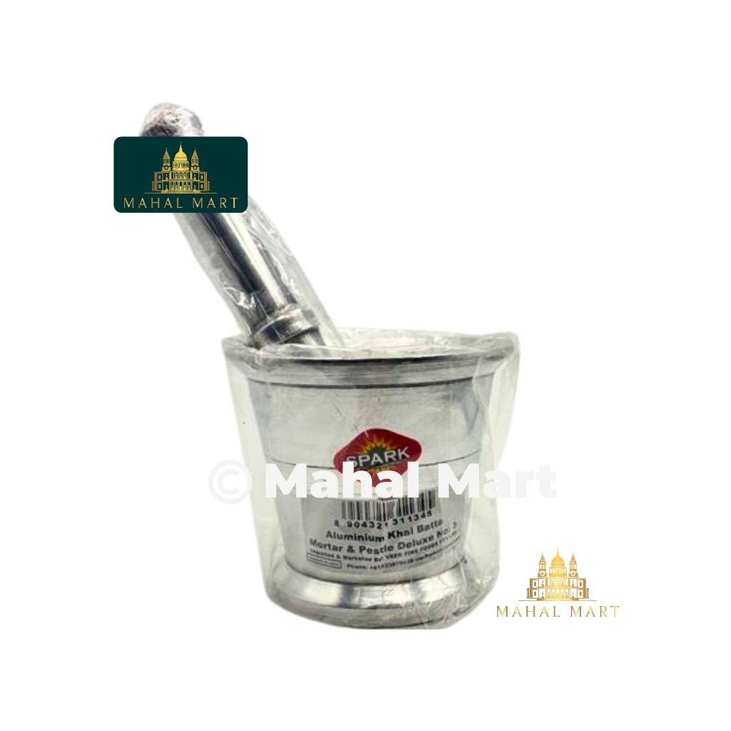 Spark Aluminium Khal Batta (Mortar & Pestle Deluxe)