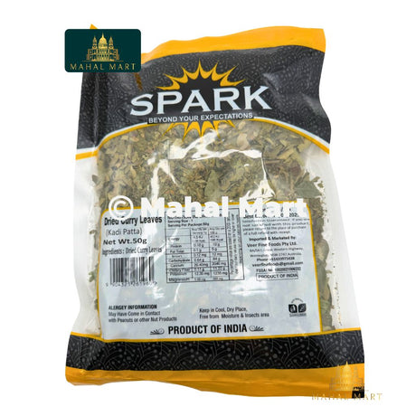 Spark Dried Curry Leaves 50g