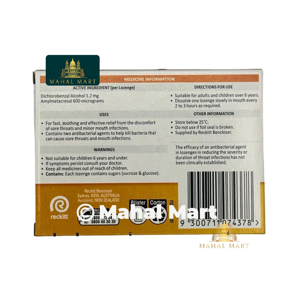 Strepsils Honey and lemon 16 lozenges