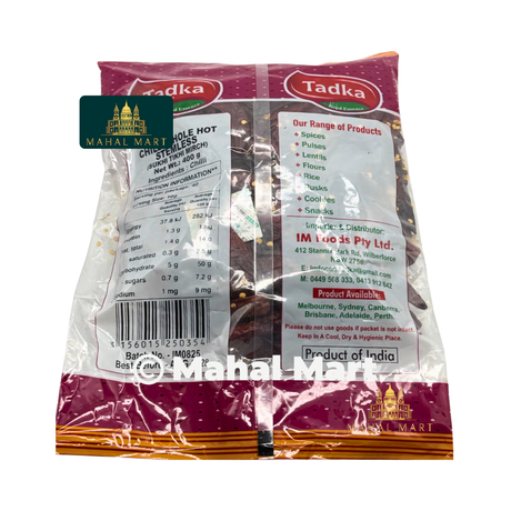 Tadka Chilli Whole 400g