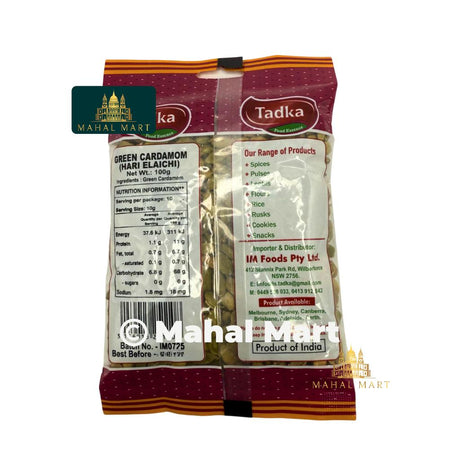 Tadka Green Cardamom 100g