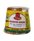 Telugu Kohlapuri Jaggery 1kg - Mahal Mart