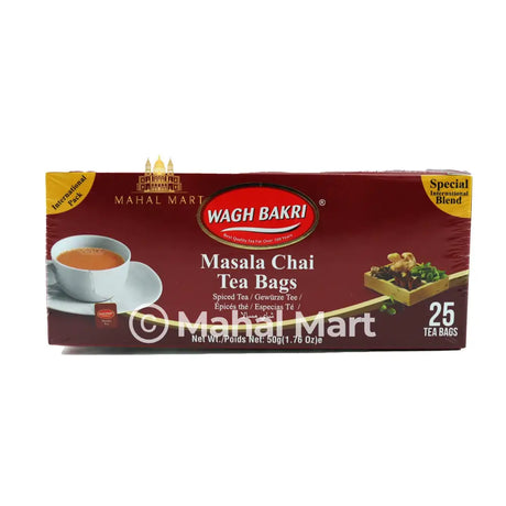 Wagh Bakri Masala Chai Tea bags 50g - Mahal Mart