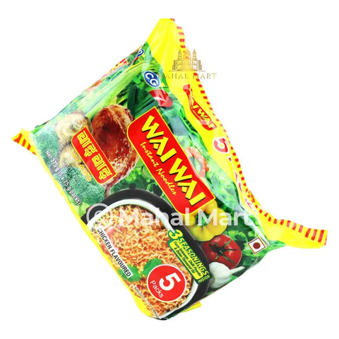 Wai Wai Chicken Noodles 5pack - Mahal Mart