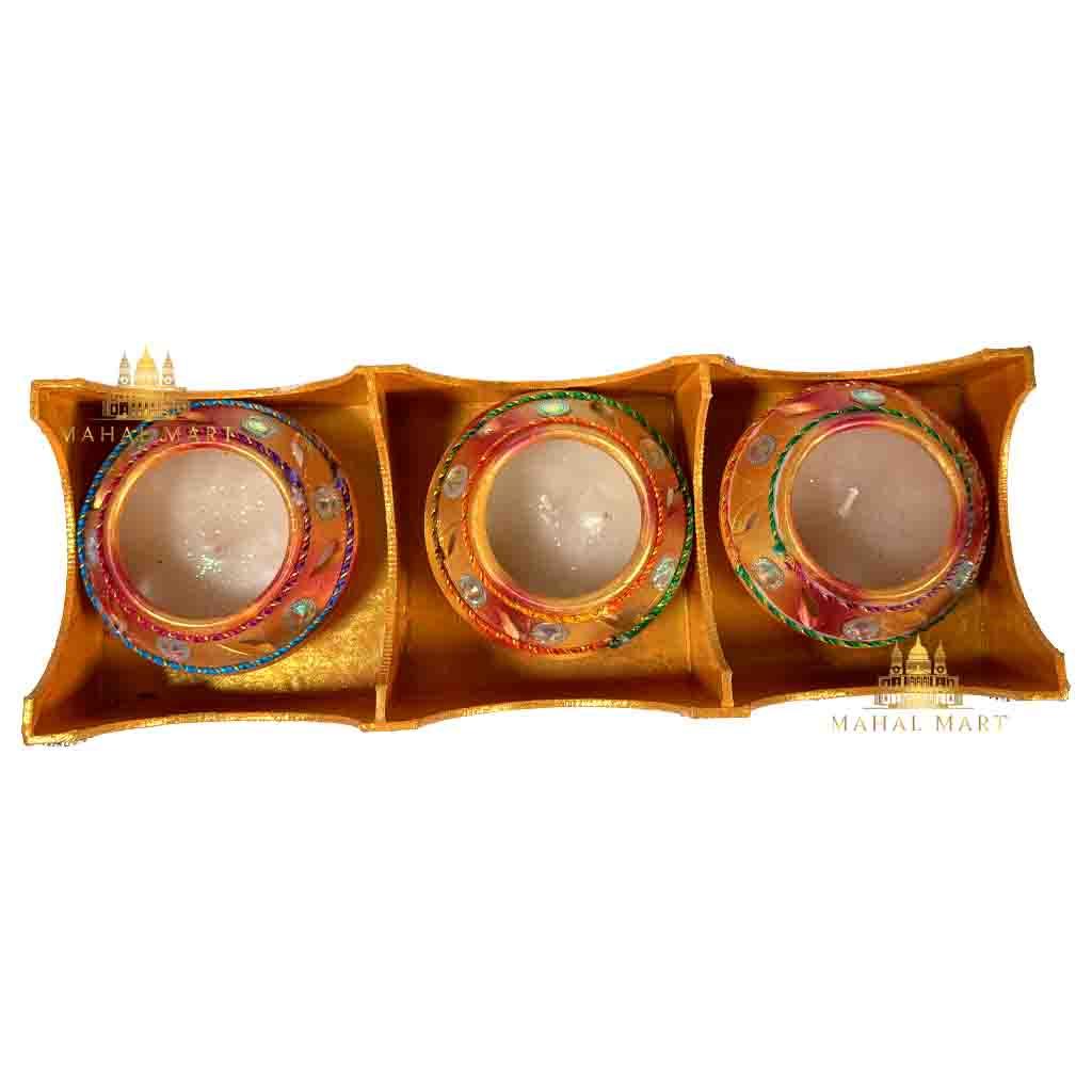 Wax-Dipped Diwali Flame