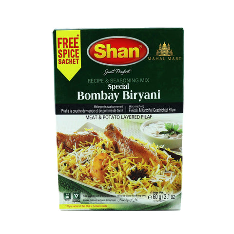 Shan Bombay Biryani Mix 60g - Mahal Mart